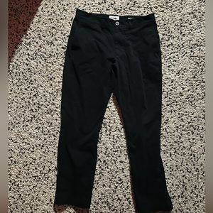Black Athletic Chino Pants